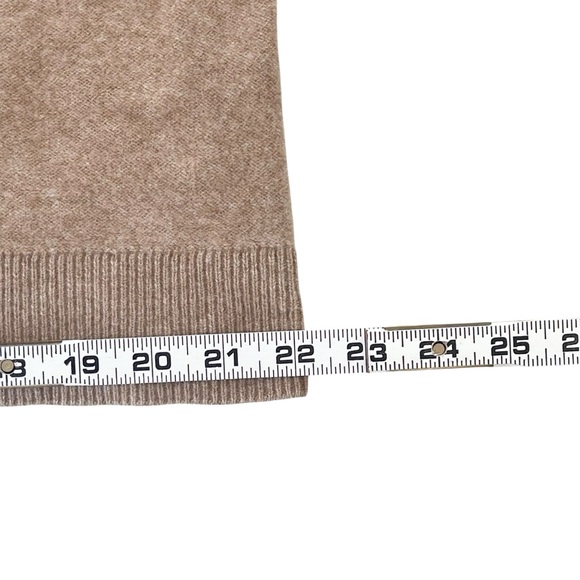 Anthropologie Pilcro The Alani Cashmere Mock-Neck Sweater Camel Casual Size S - Picture 11 of 16